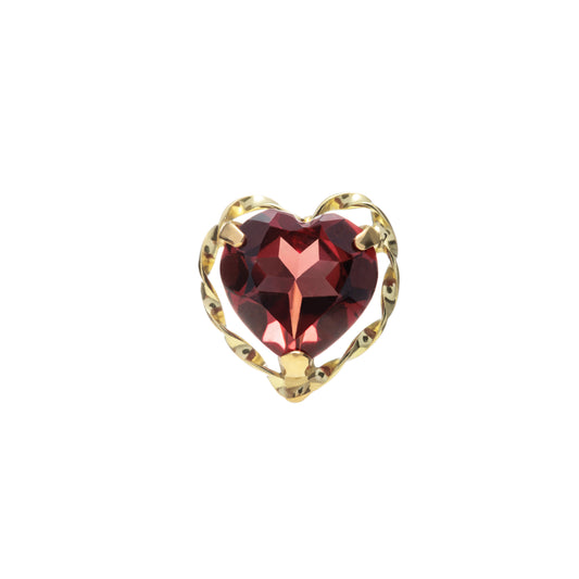 Natural Garnet Stud Earrings 0.7ct 18K Gold | HOSHiKi