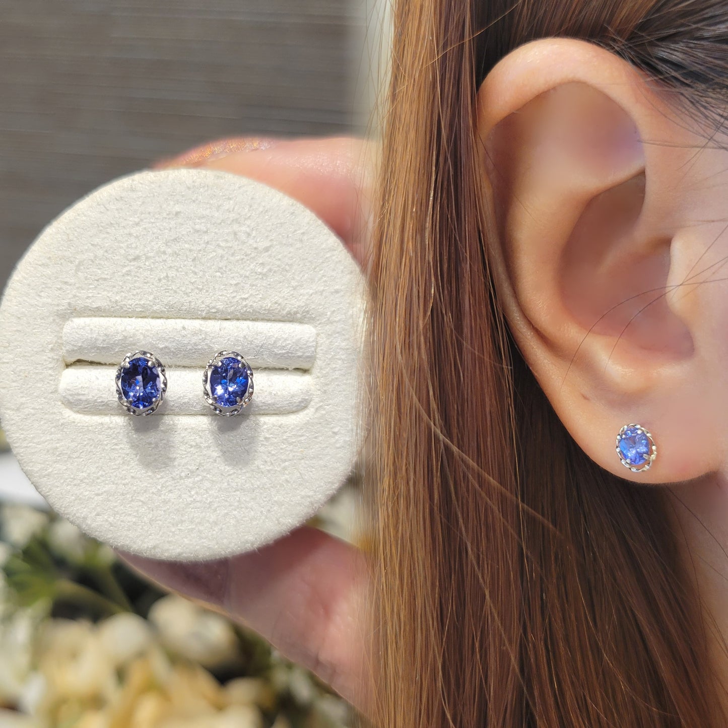 Tanzanite 0.56ct PT900