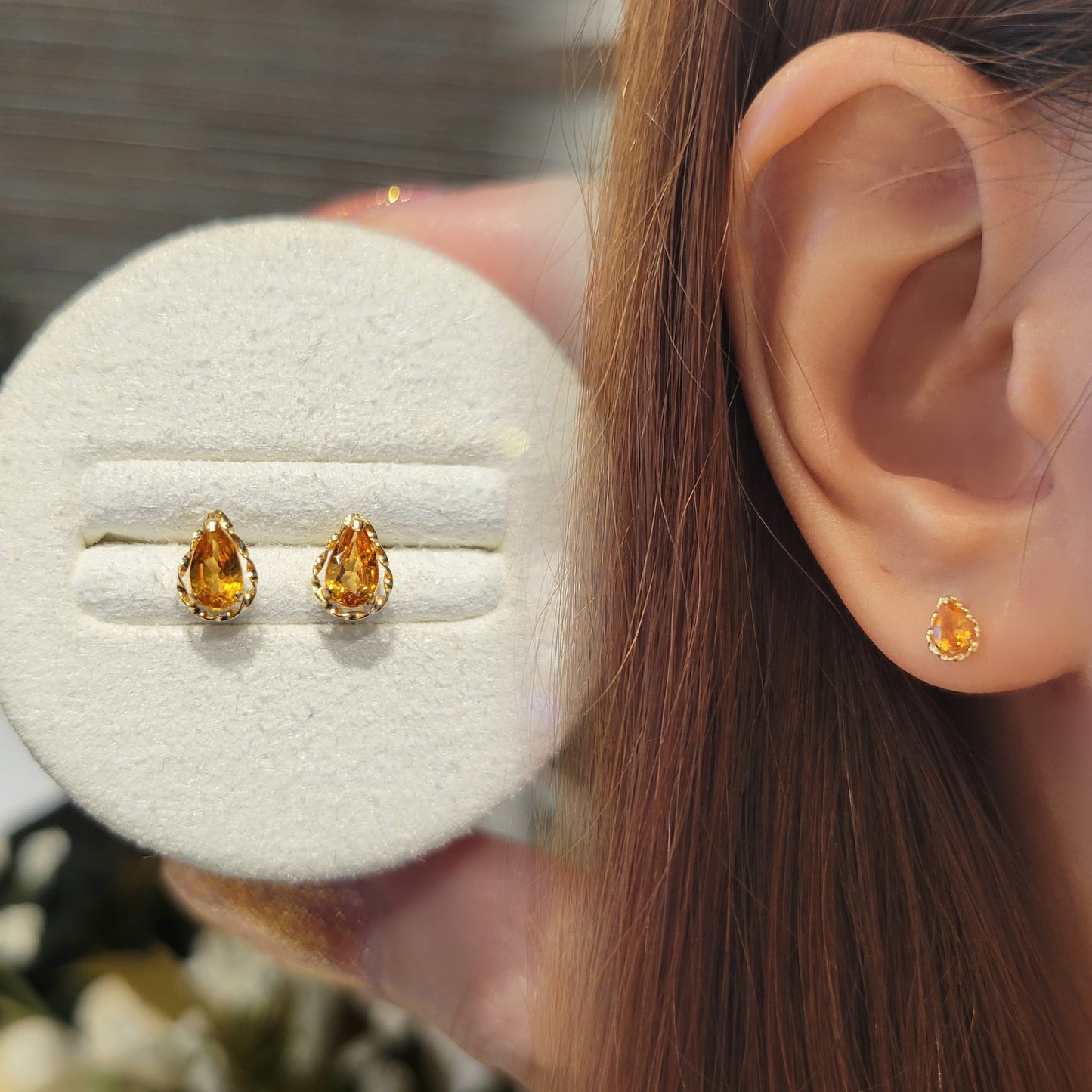 Spessartine Garnet K18