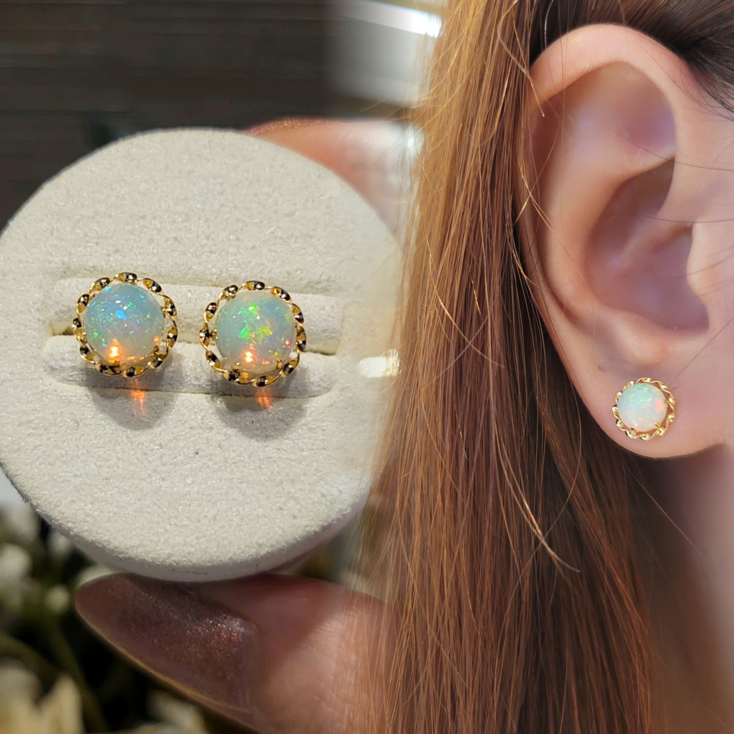 Opal 0.5ct K18