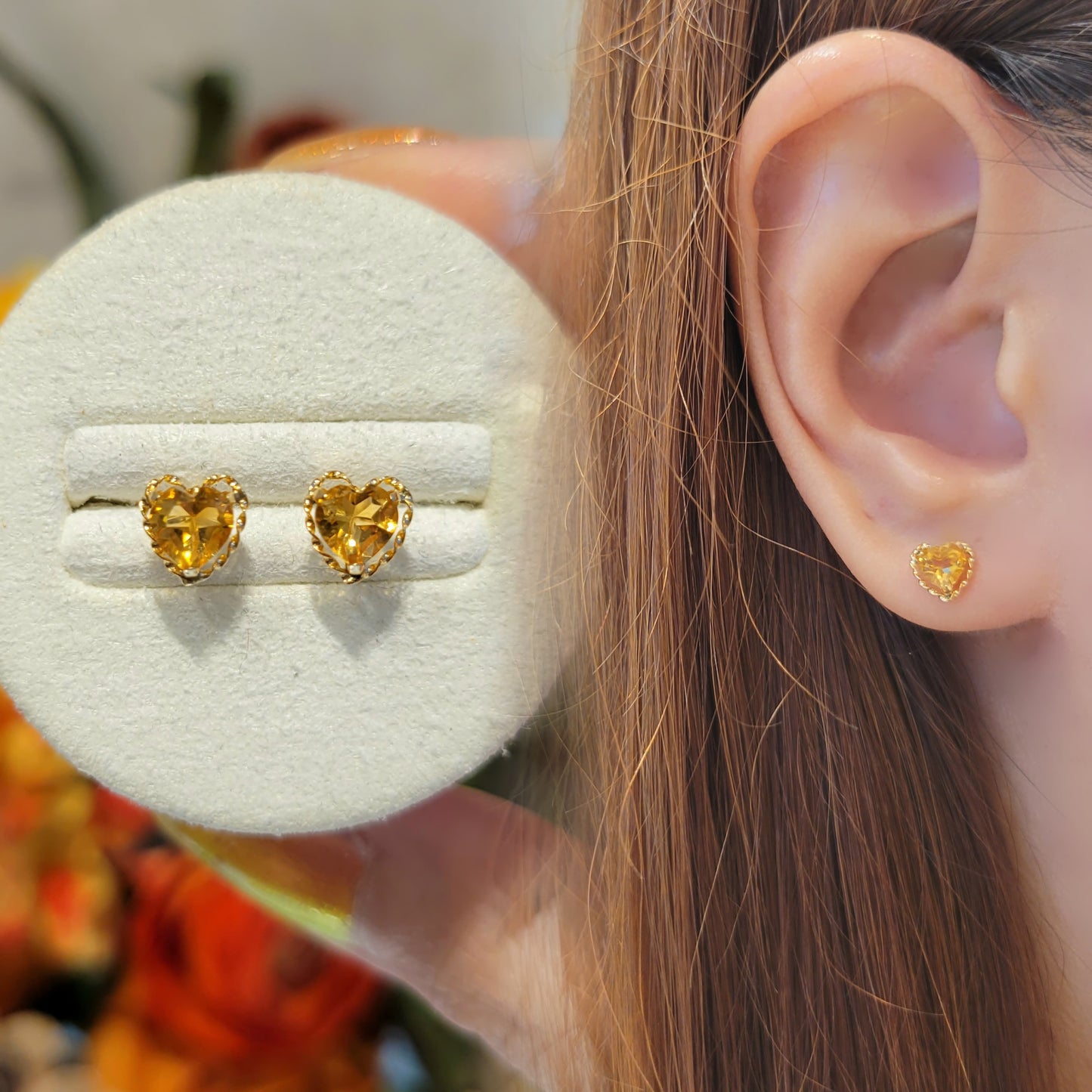 Citrine 0.7ct K18
